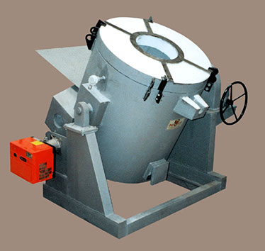 Fornos à gás para fusão e espera de zinco e zamak