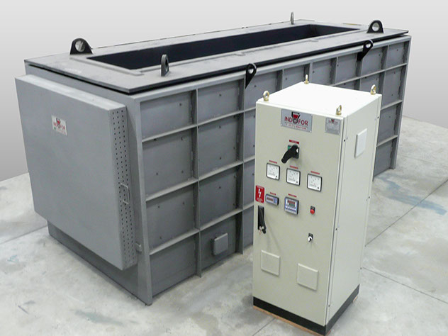 Fornos e cubas para galvanização à fogo