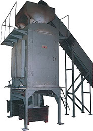 Forno recuperador de areia para shell, pep-set hot box, cold box entre outros