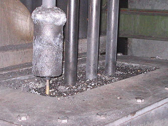 Processo de produção de barras e tarugos de cobre em processo contínuo