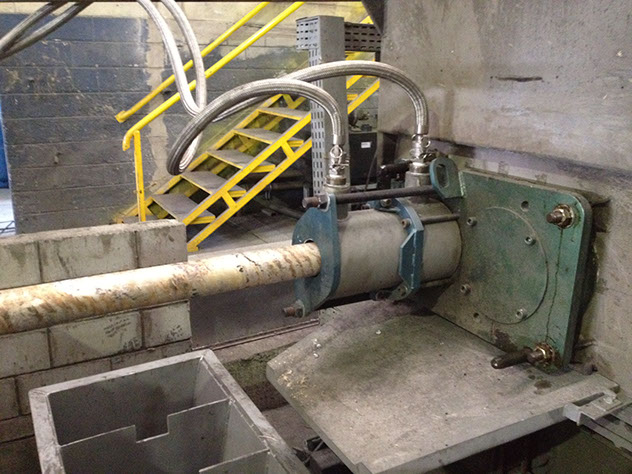 Produção de tarugos e barras em processo contínuo